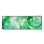 Green Acid Melt Print Long Kitchen Mat