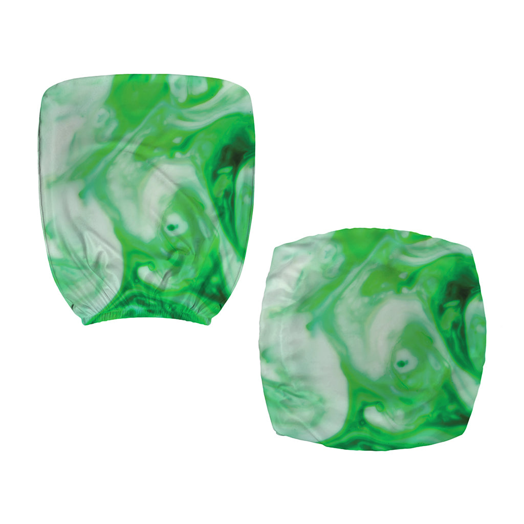 Green Acid Melt Print Office Chair Cover