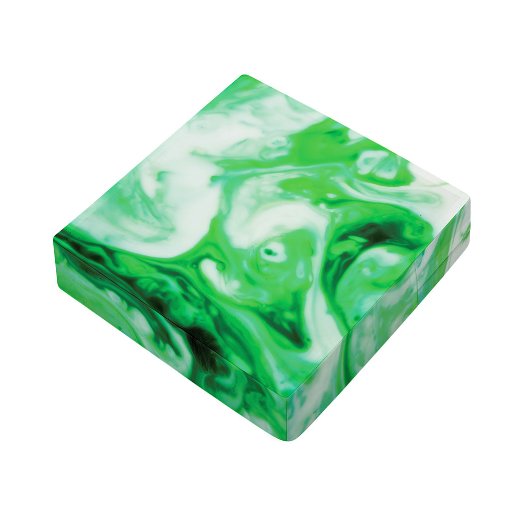 Green Acid Melt Print Outdoor Seat Cushion Cover