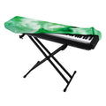 Green Acid Melt Print Piano Keyboard Cover