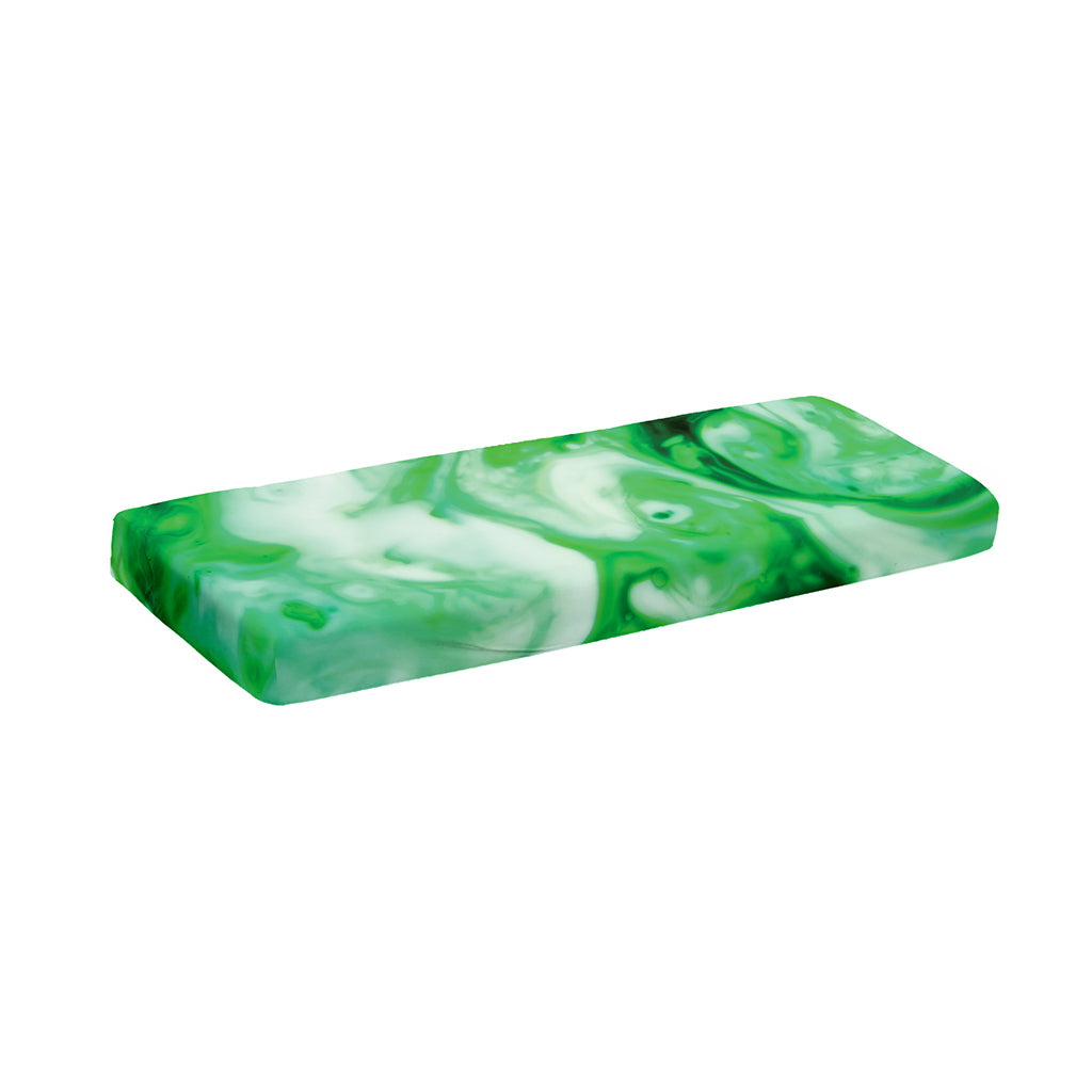 Green Acid Melt Print Piano Keyboard Cover