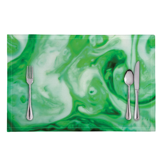 Green Acid Melt Print Placemat