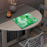Green Acid Melt Print Placemat