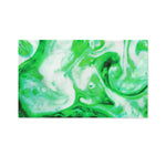 Green Acid Melt Print Polyester Flag