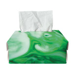 Green Acid Melt Print Rectangle Tissue Box Cover