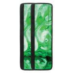 Green Acid Melt Print Refrigerator Handle Covers