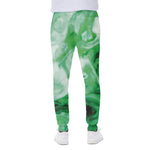 Green Acid Melt Print Scuba Joggers