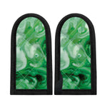 Green Acid Melt Print Skillet Handle Cover