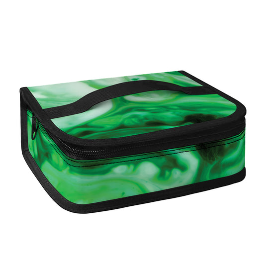Green Acid Melt Print Small Lunch Bag