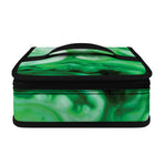 Green Acid Melt Print Small Lunch Bag