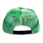 Green Acid Melt Print Snapback Cap