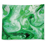 Green Acid Melt Print Tapestry