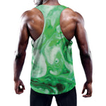 Green Acid Melt Print Training Tank Top