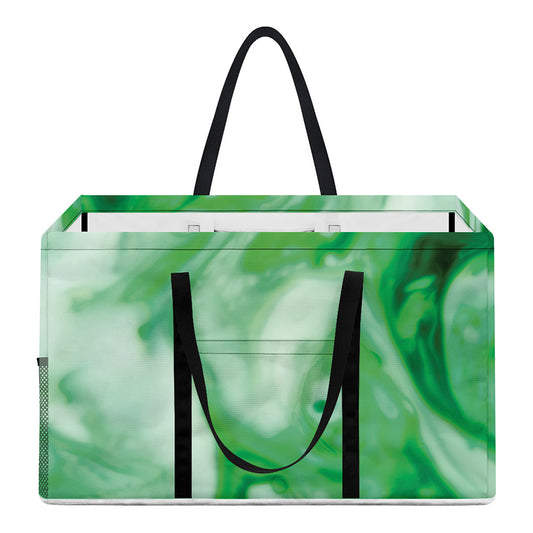 Green Acid Melt Print Utility Tote Bag