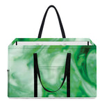 Green Acid Melt Print Utility Tote Bag