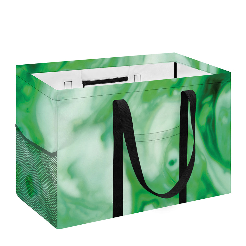 Green Acid Melt Print Utility Tote Bag