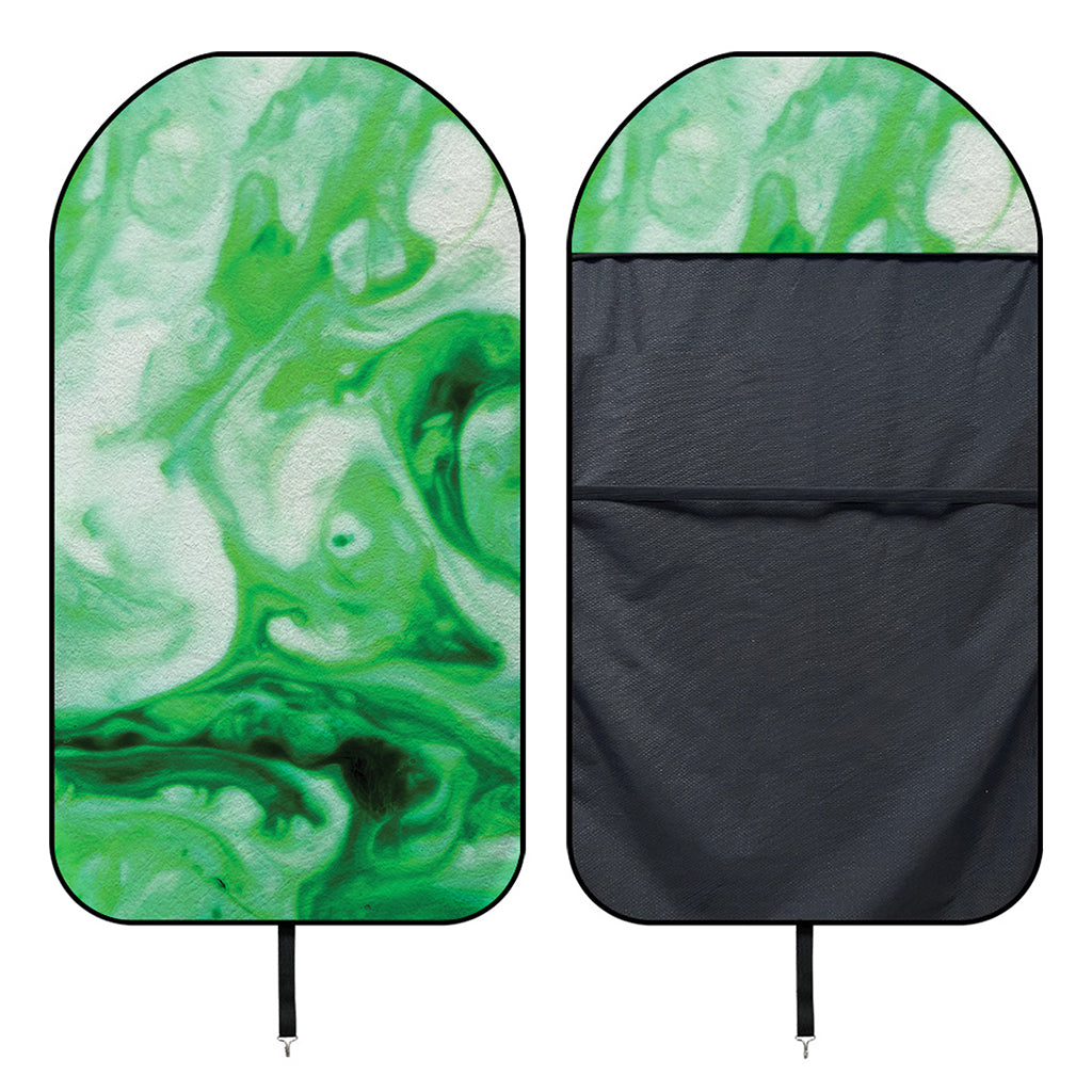 Green Acid Melt Print Waterproof Car Seat Cover