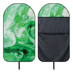 Green Acid Melt Print Waterproof Car Seat Cover