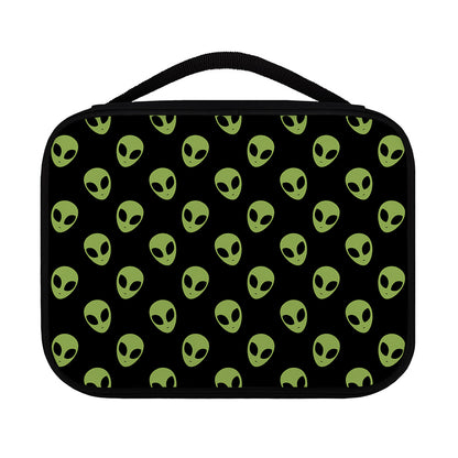Green Alien Face Pattern Print Classic Bible Case