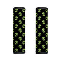 Green Alien Face Pattern Print Handle Covers