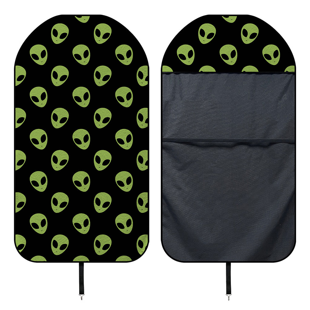 Green Alien Face Pattern Print Waterproof Car Seat Cover