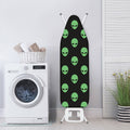 Green Alien Face Print Ironing Board Cover