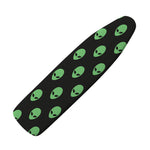 Green Alien Face Print Ironing Board Cover