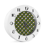 Green Alien UFO Space Print Alarm Clock