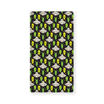 Green Alien UFO Space Print Baby Crib Sheet