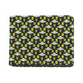 Green Alien UFO Space Print Bifold Wallet