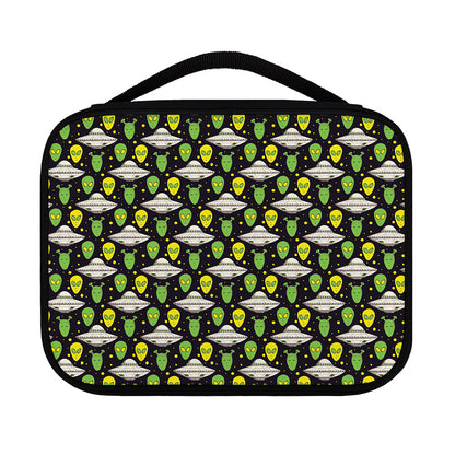 Green Alien UFO Space Print Classic Bible Case