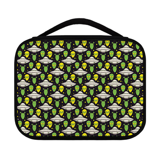Green Alien UFO Space Print Classic Bible Case