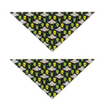 Green Alien UFO Space Print Dog Bandana