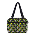 Green Alien UFO Space Print Double Strap Bible Bag