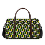 Green Alien UFO Space Print Duffle Bag