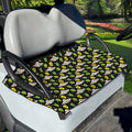 Green Alien UFO Space Print Golf Cart Seat Cover