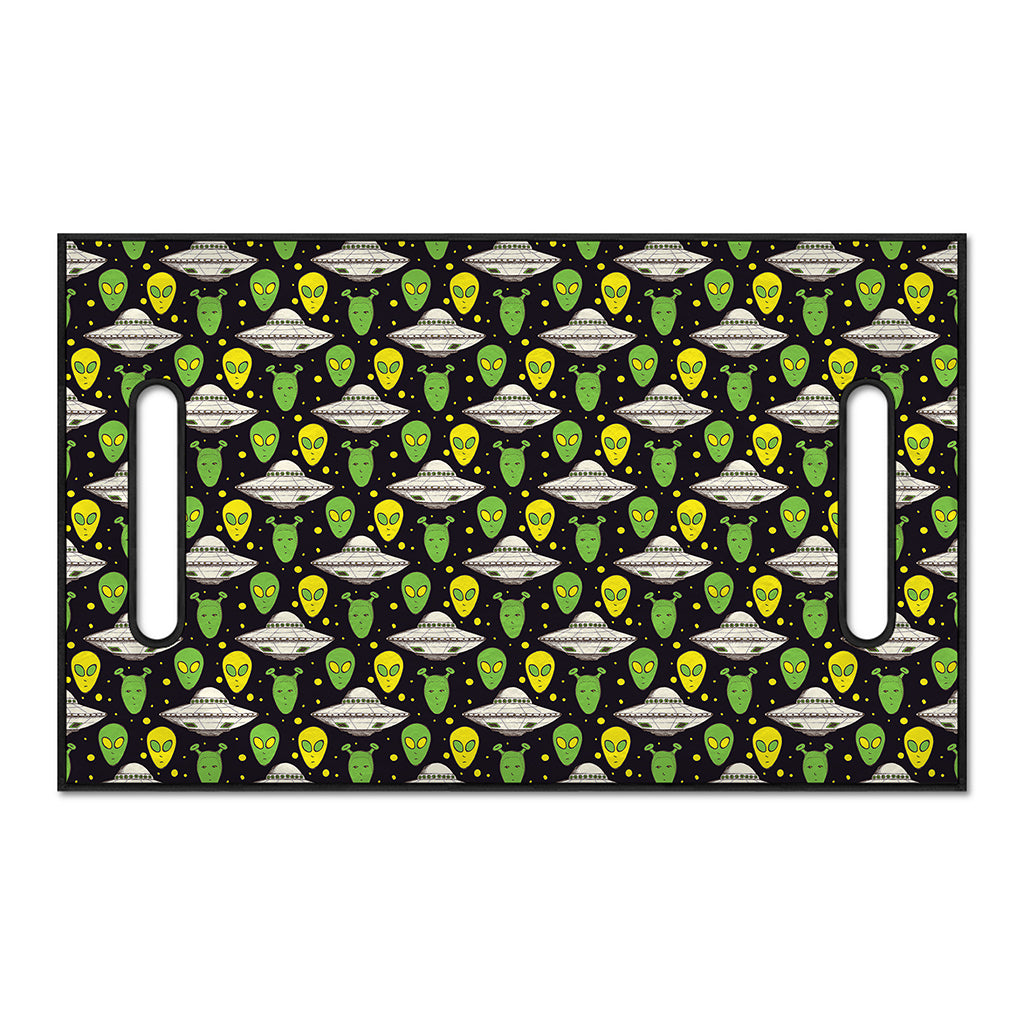 Green Alien UFO Space Print Golf Cart Seat Cover