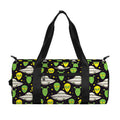 Green Alien UFO Space Print Gym Bag