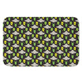 Green Alien UFO Space Print Indoor Door Mat