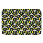 Green Alien UFO Space Print Indoor Door Mat