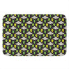 Green Alien UFO Space Print Indoor Door Mat