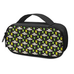 Green Alien UFO Space Print Insulin Cooler Travel Case