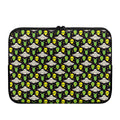 Green Alien UFO Space Print Laptop Sleeve
