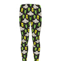 Green Alien UFO Space Print Men's Leggings