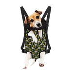 Green Alien UFO Space Print Pet Carrier Backpack