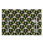 Green Alien UFO Space Print Placemat