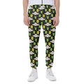 Green Alien UFO Space Print Joggers
