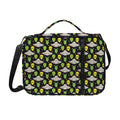 Green Alien UFO Space Print Shoulder Strap Bible Bag
