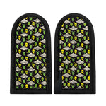 Green Alien UFO Space Print Skillet Handle Cover