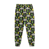 Green Alien UFO Space Print Sweatpants